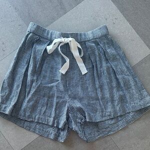 Eberjey high waisted linen short